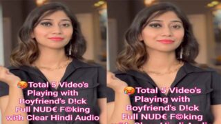 Extremely Beautiful Desi Girl Playing with her Boyfriends Dick & Painful Fucking Morning sex viral mms