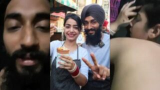Kulhad Pizza Viral Couple Gurpreet kaur and sehaj arora Sex Video mms From Jalandhar