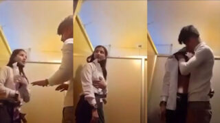 New MMS Video Collage Ke Toilet ke Andar Boyfriend Ke Sath Sex