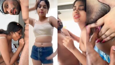 Horny Desi GF Stripping Giving Amazing Blowjob Nude Fucking