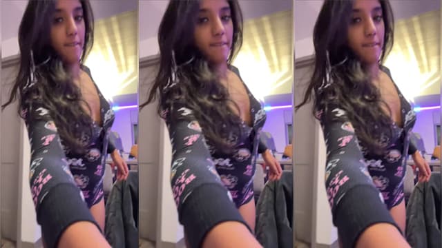 Indian Desi Cute Girl Giving Hot Blowjob to Lover Hand Tied Fucking mms video