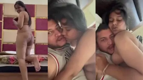 Unsatisfied Punjabi Wife takes charge and Fuck Husband Hard Leaked Sex MMS