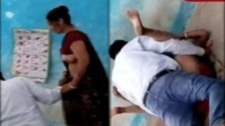 Desi Viral MMS Bihar School Teacher Fucking with Principal Secret Phone Recording