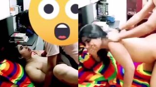 Horny devar sneaks in and fucks beautiful Pakistani Sexy Muslim Bhabhi viral mms