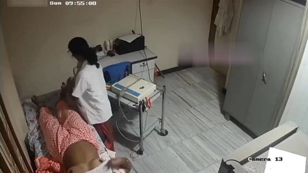 Tamil Aunty To Nurse Applying Cream On Her Leg Leaked CCTV Cam viral mms