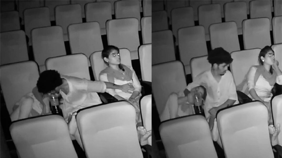 Most Demanded Trending Threesome Sex Fun In Cinema Hall of Teen School Girls mms