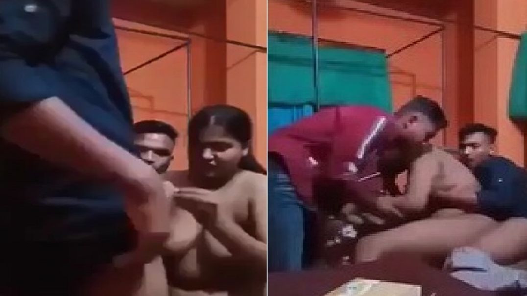 desi young bengali randi threesome sex with group of boys viral sex video