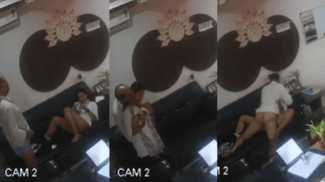 Tharki Buddha Boss Taking Advantage Of Young Secretary in Office Viral CCTV MMS