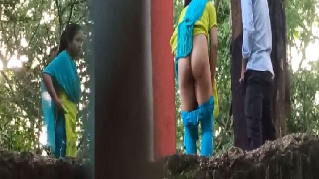 College Lovers Standing Ass Fucking in Park Hidden Cam Leaked MMS