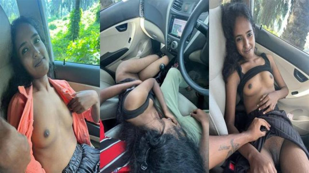 Mallu Young Slim Girl Secret Sex in Car Captured by BF Viral MMS