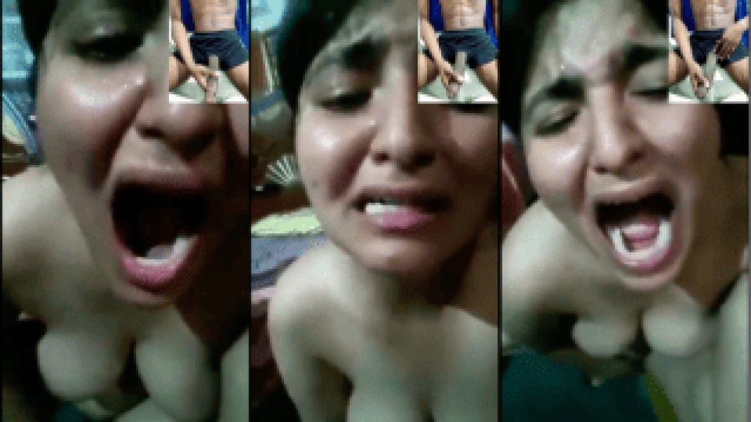 Wild Indian Teen Girl Goes Crazy on Omegle and Fucks Herself with Brinjal viral