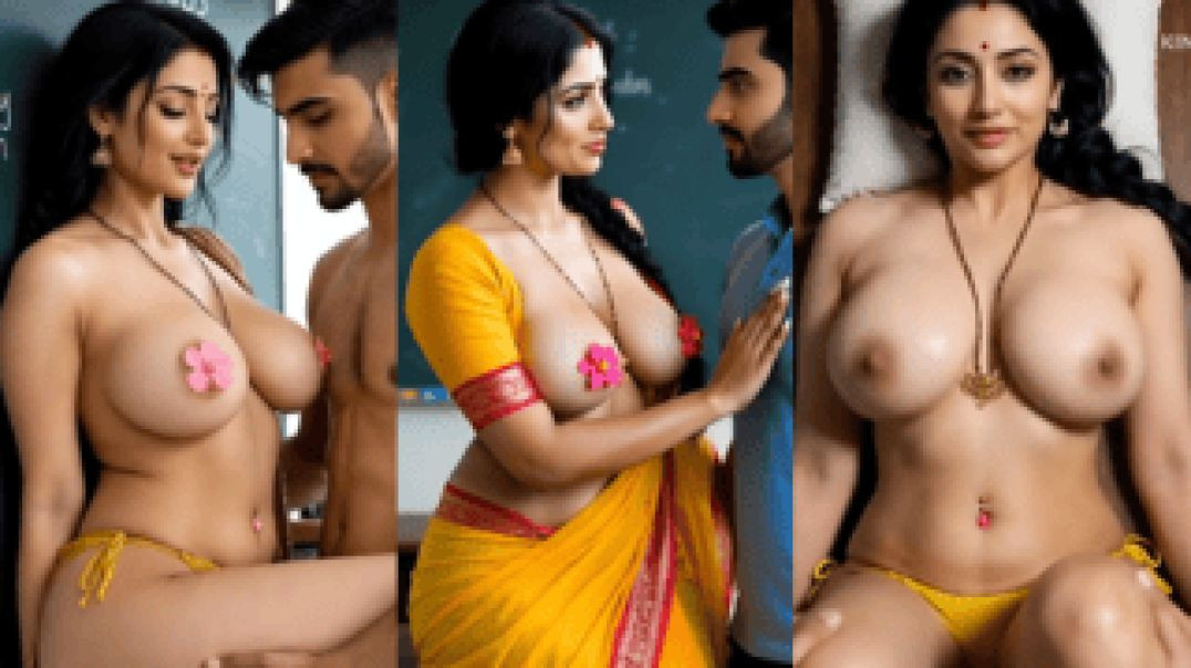 Sexy Married Teacher in Yellow Saree Fucked Hard by Student Desi XXX Video