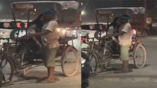 Horny Randi Bhabhi ne Rikshawala ko Handjob Diya Trending Viral MMS Free