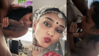 Traditional South Indian Classical Dancer Turns Shameless and Fucking Big Cock Lover MMS