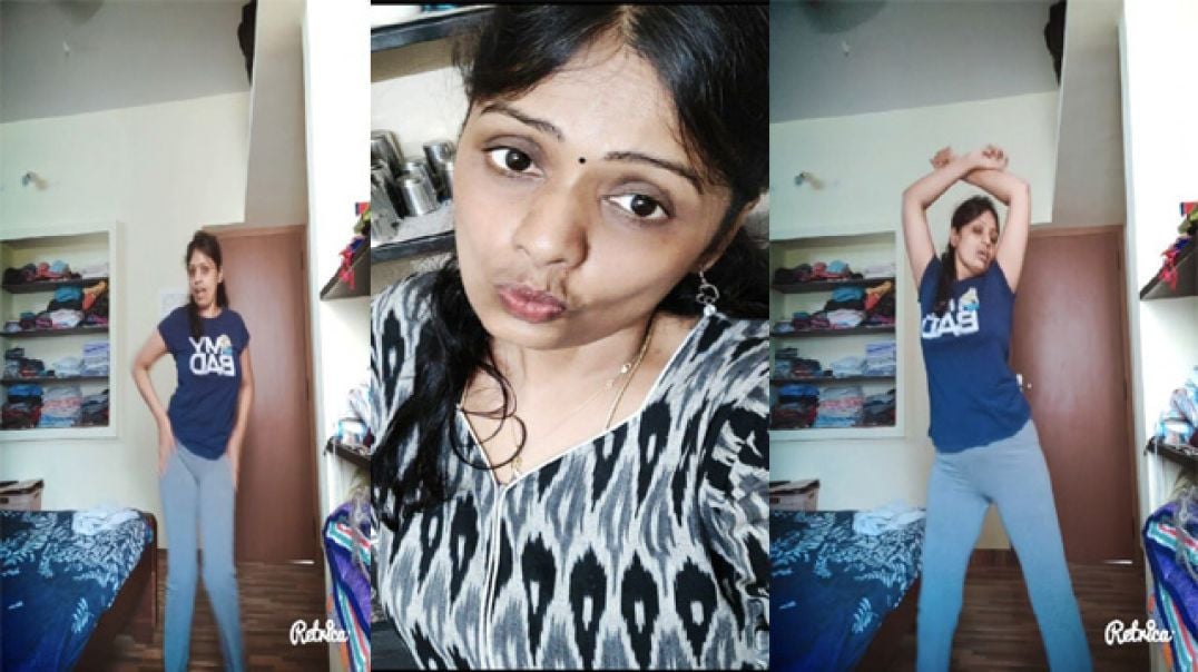 Tamil Neighbour Sexy Horny Aunty Nude Dancing and Fucking with Young Boy MMS