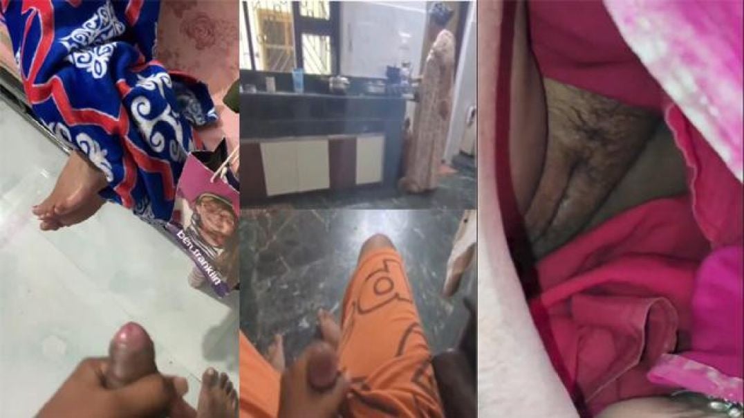 Tamil Son Masturbating in front of Mom and Recording Fat Pussy while She Sleeping Incest MMS