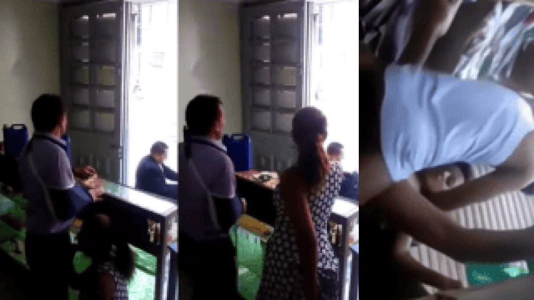 Cousin Brother Records His Sister Sucking Uncle In Shop And Fucks Her To Keep Secret MMS