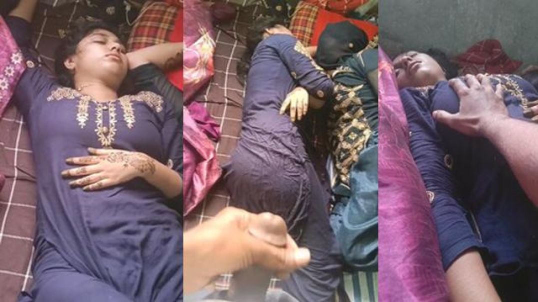 Real Horny Brother Rubbing His Dick On Sleeping Sister Ass Viral Sex MMS