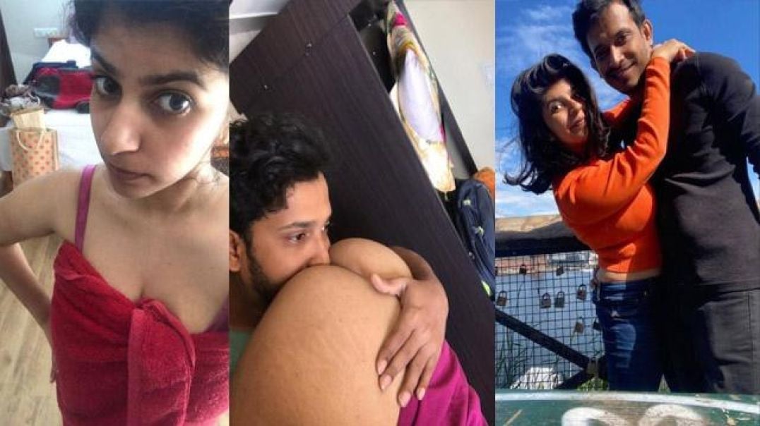 Horny Delhi Big Tanker Boobs MILF Wife Ass Licking Doggy Fuck with Young BF