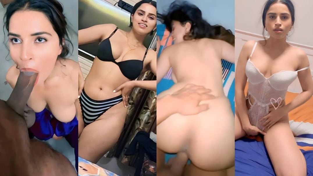 Sexy Hot Wife Sloppy Blowjob Cum Swallows Ass Fucking with Lover Indian XXX MMS
