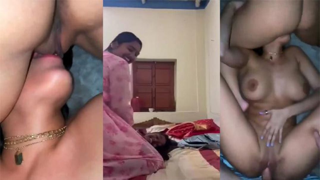 Two Horny Muslim Sister Threesome Sex with One Servant Boy Leaked MMS
