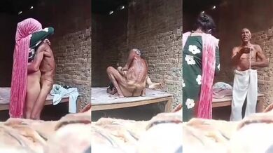 75 Years Old Desi Sasur ne Randi Bahu ki Chut Chodi Viral Family MMS