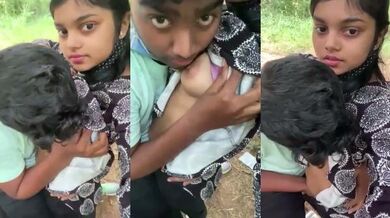 Desi Bholi bhali jawan virgin ladki ki chuchi chusa boyfriend kiss karke mms
