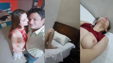 Punjabi milf aunty pussy sucking and fucking with lover in hotel xxx mms video