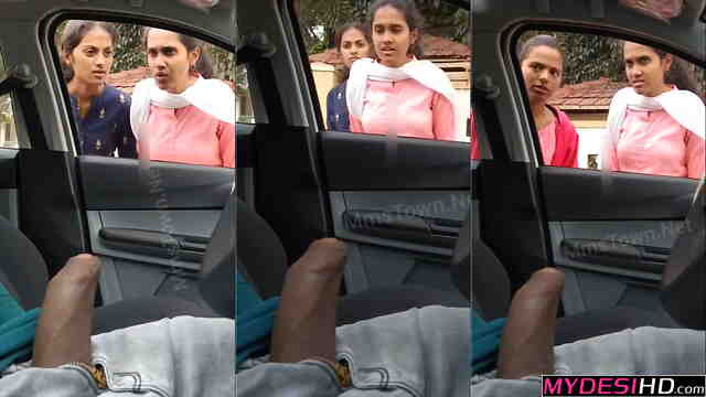 Bihari Man Public Flash in Car MMS Scandal College Girls Shocked By Massive Cock